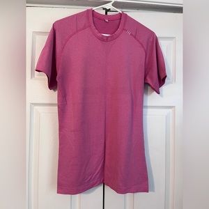 Pink lululemon small metal vent tech